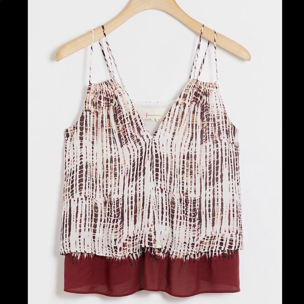 Anthropologie Olivia Layered Cami